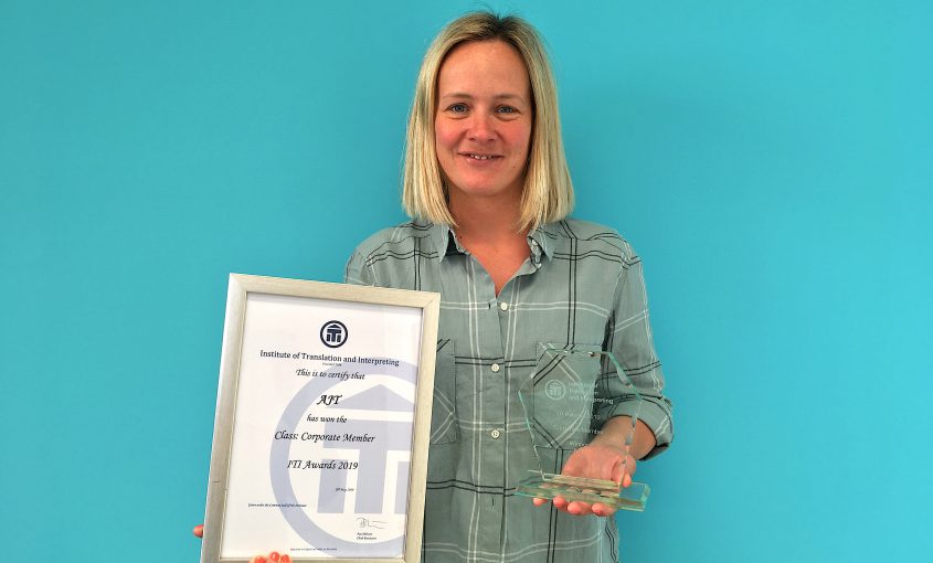AJT Wins ITI Corporate Award