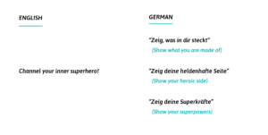 Illustration of how to translate in a gender-neutral way