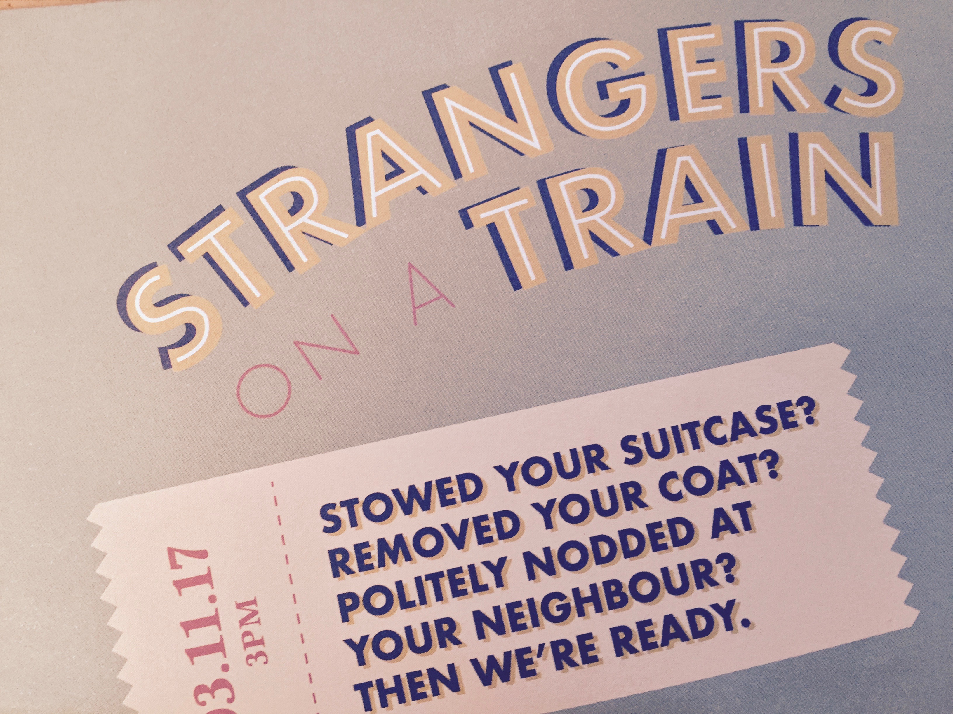 Strangers on a train 2017