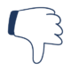 Illustration of a hand with a thumbs down