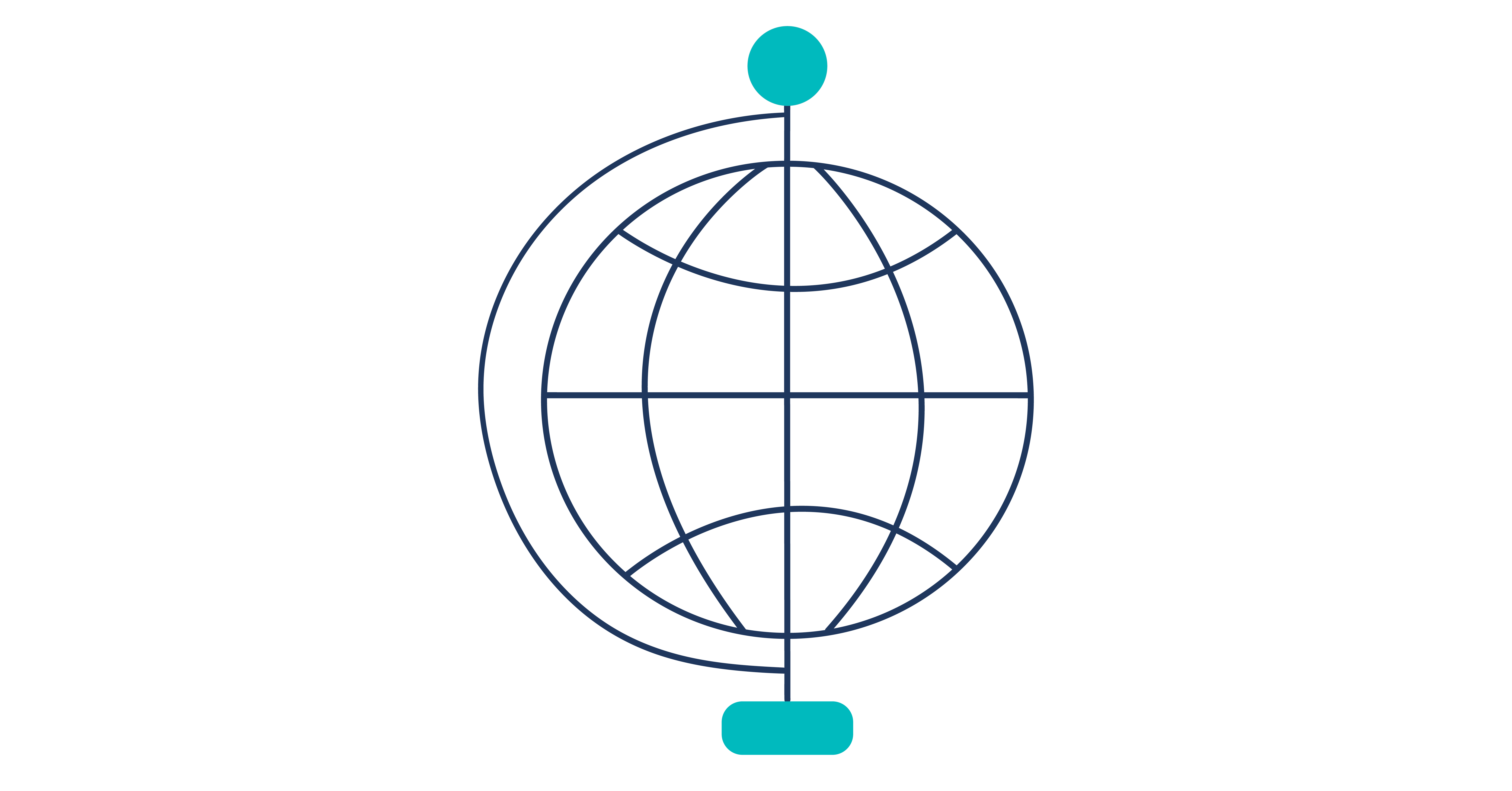 Illustration of a globe